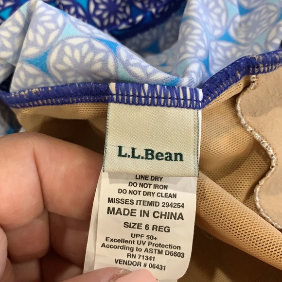 LL Bean swimsuit size 6 - Picture 5 of 5